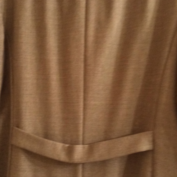 Classic Doublebreasted coat with real mink grey collar, satin lining, coat, 12 - Picture 6 of 11